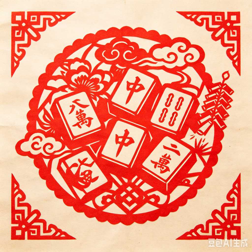 handmade mahjong tiles set