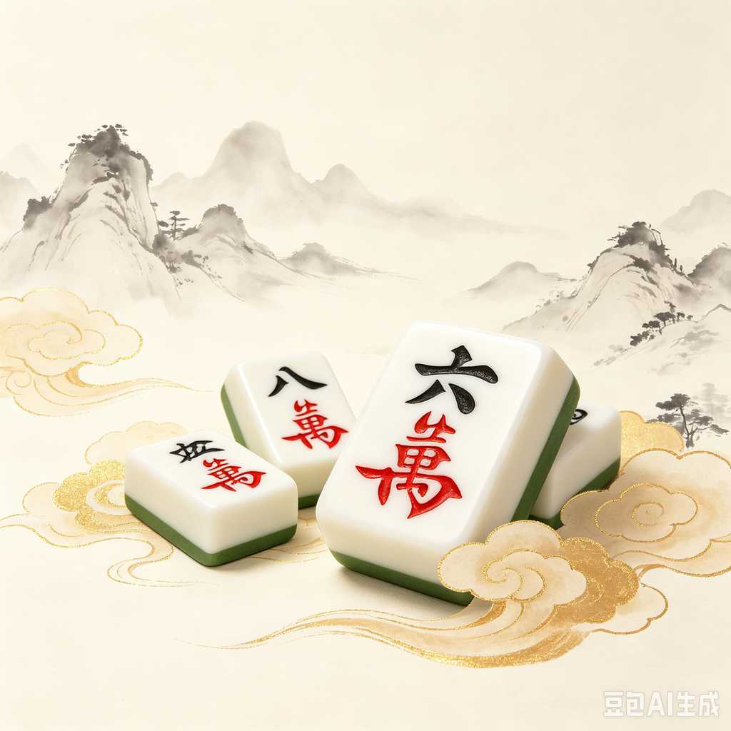 ultra light mahjong tiles set