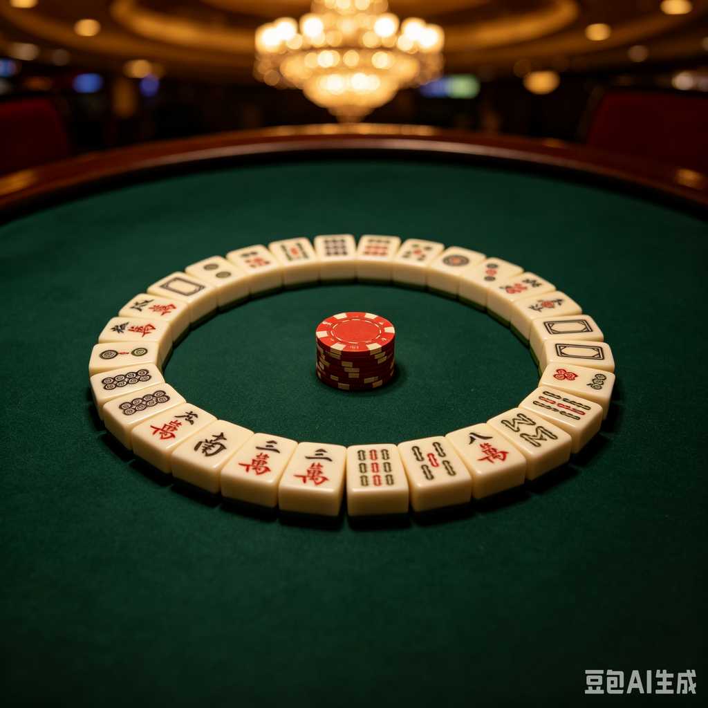 trendy color mahjong set